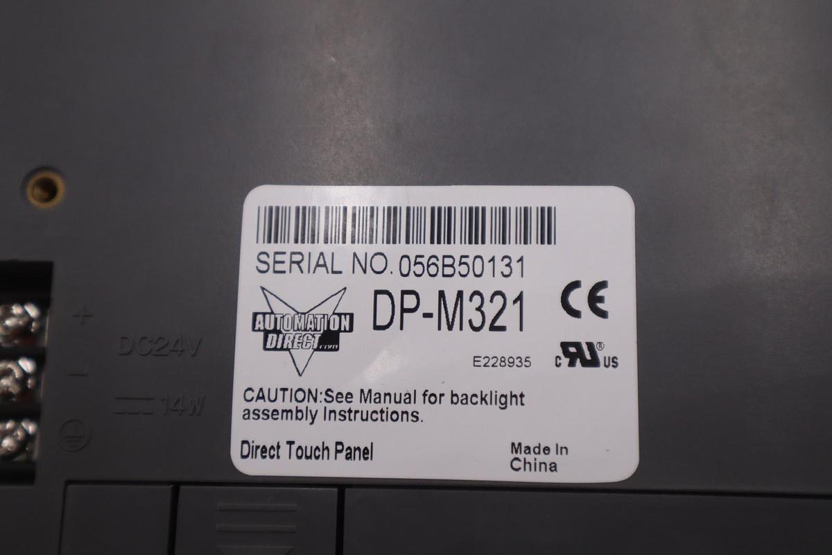 AUTOMATION DIRECT DP-M321 OPERATOR INTERFACE TOUCH SCREEN - NEW - STOCK GF1058