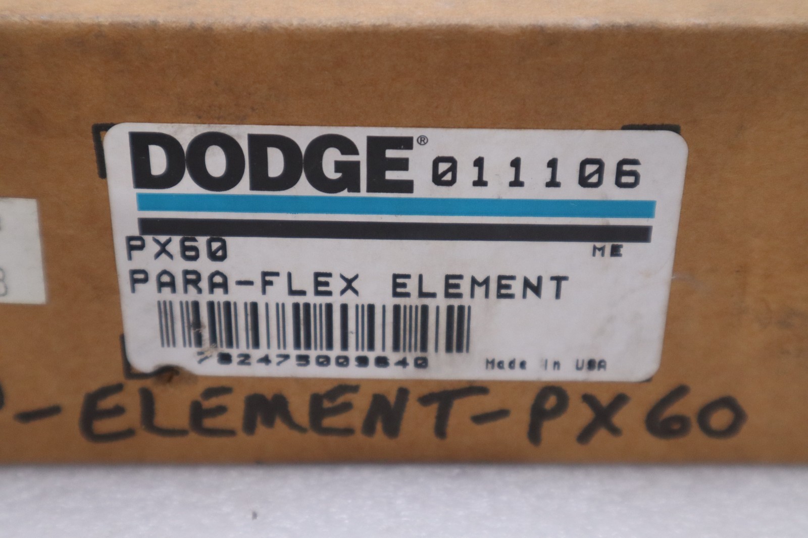 NEW DODGE 011106 PARA FLEX COUPLING ELEMENT PX60 STK GF95A