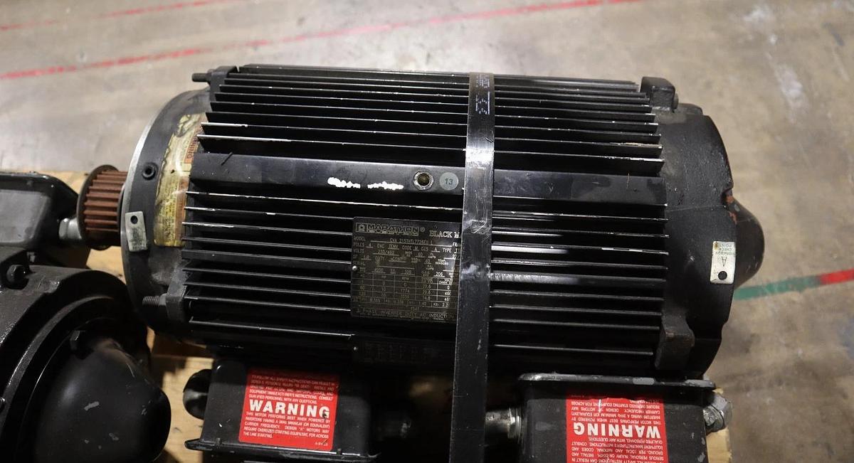 Used Marathon Motor CVA 215THTL7726EU L Inverter Duty AC Induction Motor 10 HP #HP149