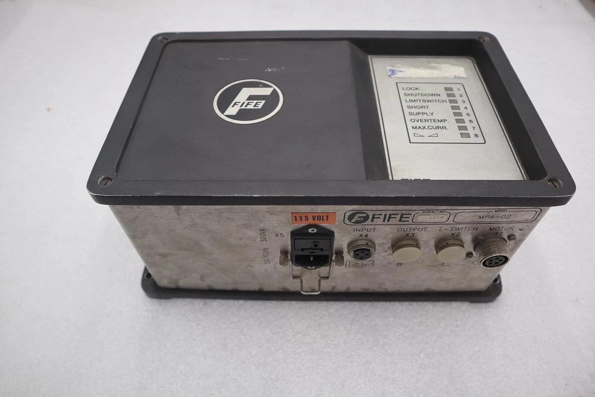 Used FIFE CORP MPA-02 / MPA02 ACTUTATOR AMPLIFIER STOCK 4226