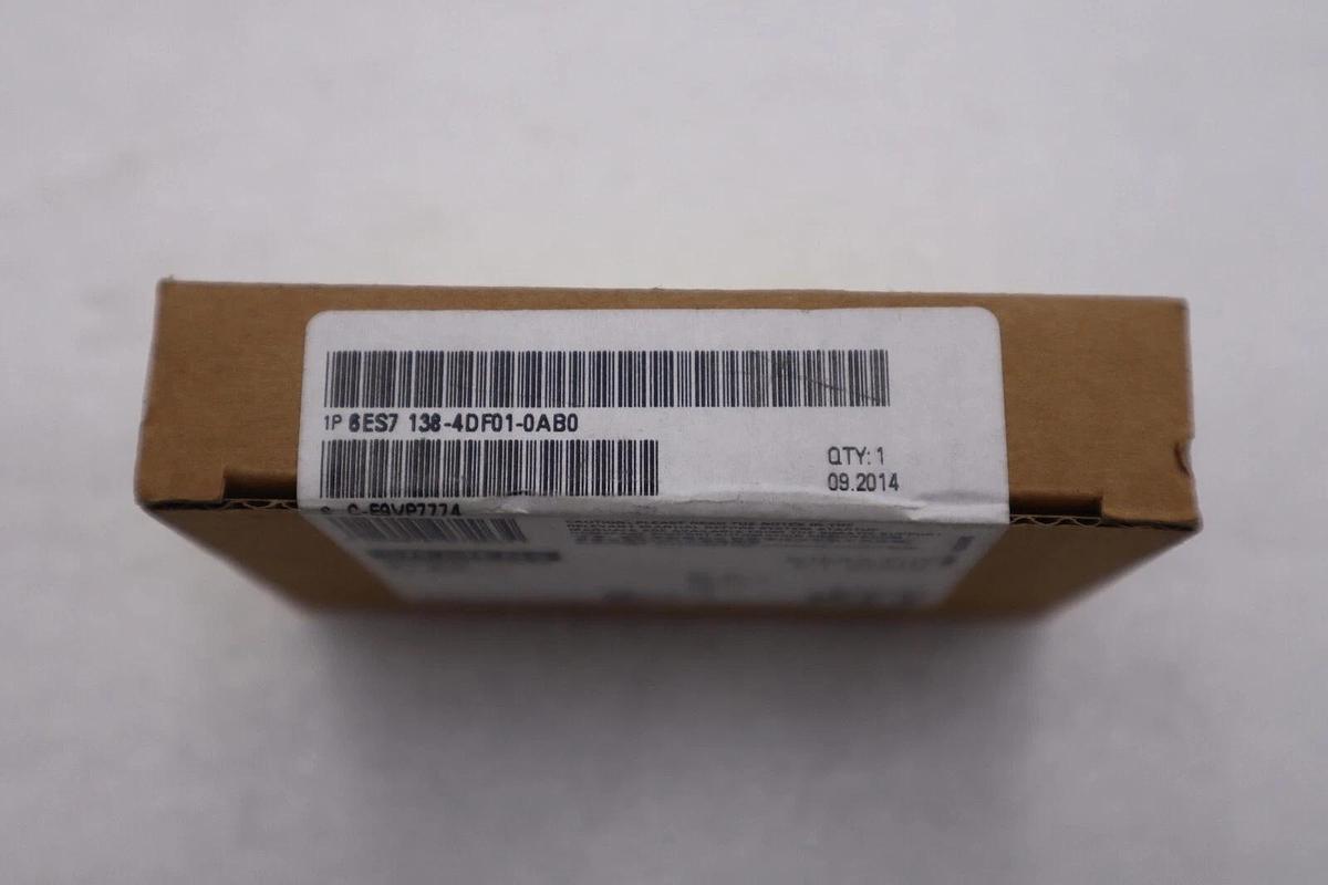 Used Siemens Simatic S7 6ES7 138-4DF01-0AB0 / 6ES71384DF010AB0 NEW SEALED BOX #G906A