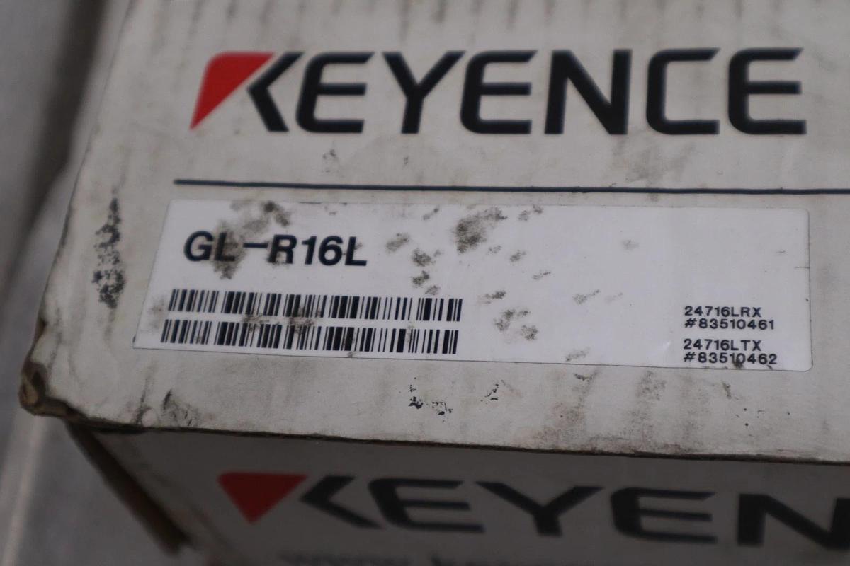 Used KEYENCE CORP GL-R16L-R SAFETY LIGHT CURTAIN TRANSMITTER ONLY - STOCK 3713CC