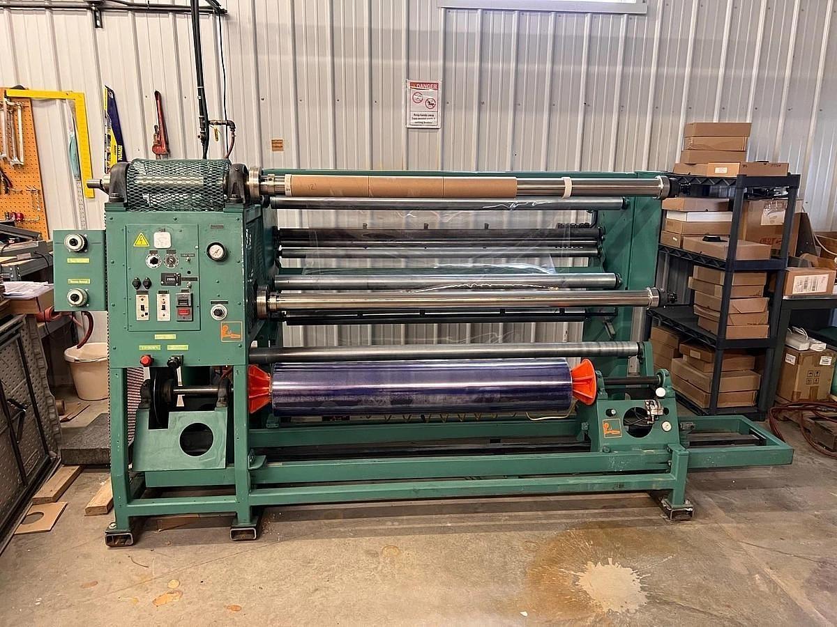Used 60" WIDE VOORWOOD DUPLEX SLITTER REWINDER MODEL S60-18/187
