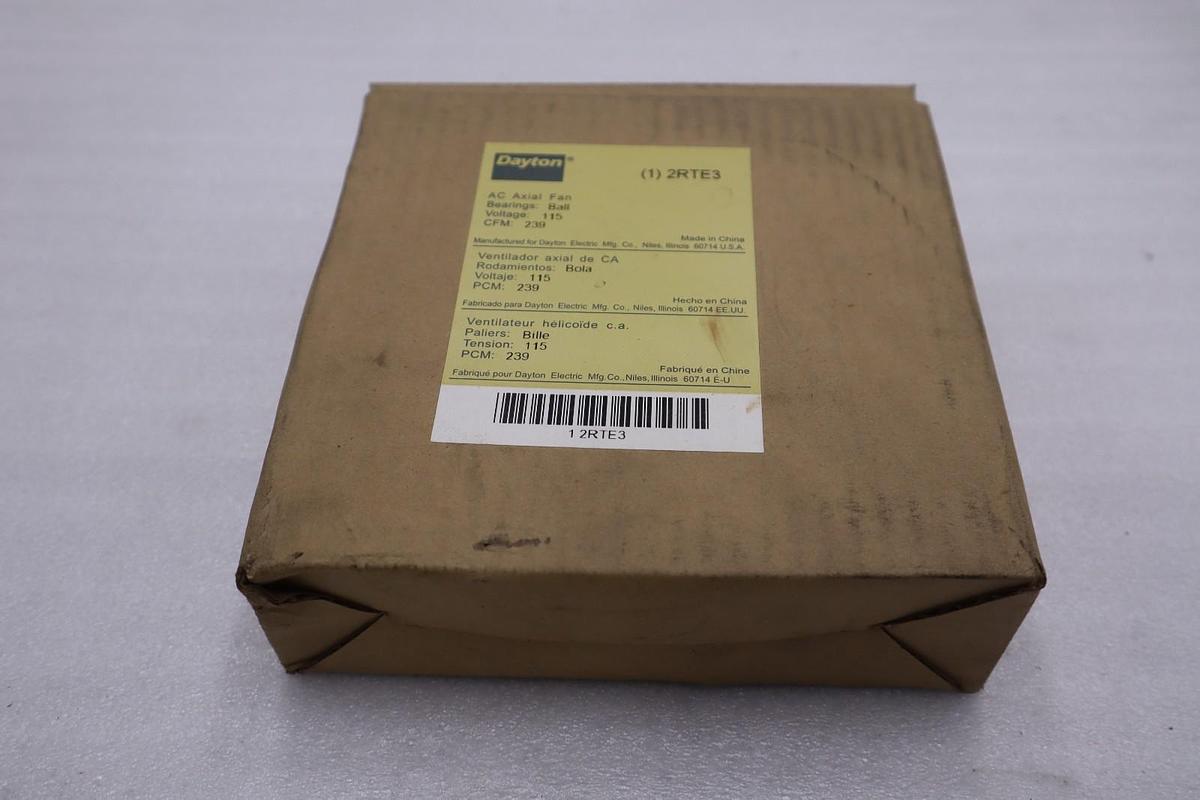 DAYTON AC AXIAL FAN 2RTE3 115V CFM239 STOCK 1405CC