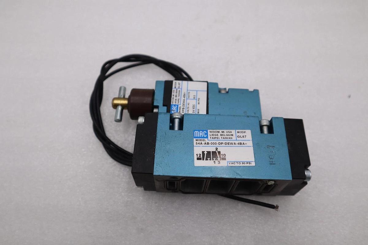 NEW MAC 54A-AB-000-DP-DEWA-4BA= SOLENOID VALVE STOCK H1747