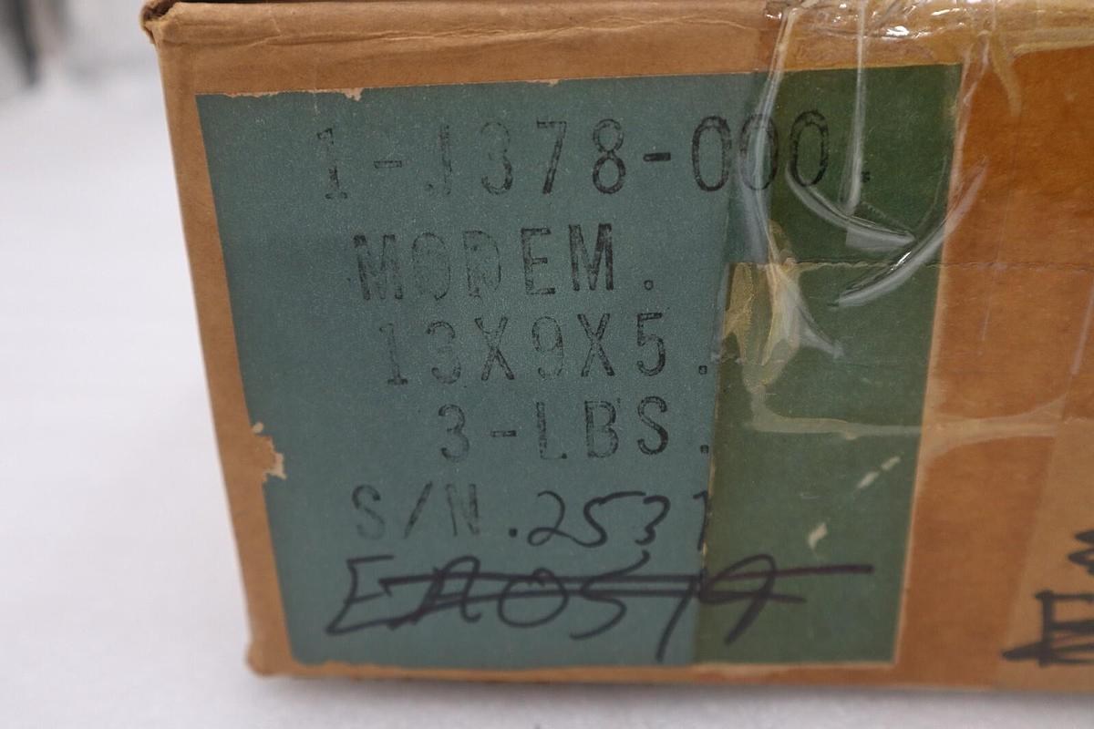 Used NEW OPEN BOX Modicon Gould AS-J378-000 Rev B Modem ASJ378000 STOCK G385