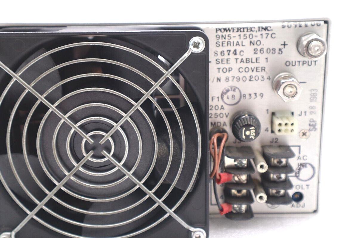 Used POWERTEC DC POWER SUPPLY MODEL 9N5-150-17C SUPER SWITCHER STOCK #1003A