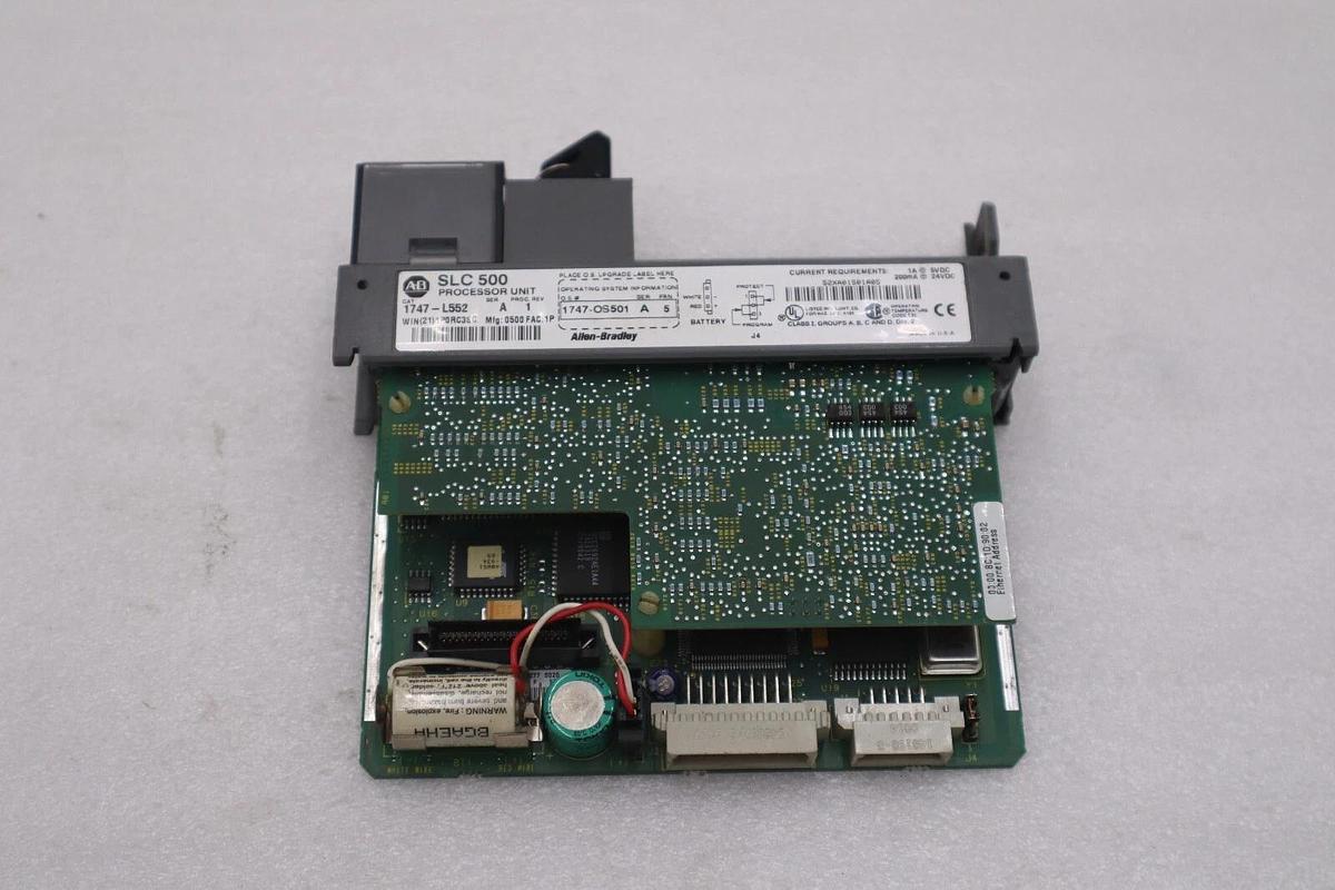 Used Allen Bradley 1747-L552 Ser A SLC 500 SLC 5/05 Processor 32K Memory STOCK 825C