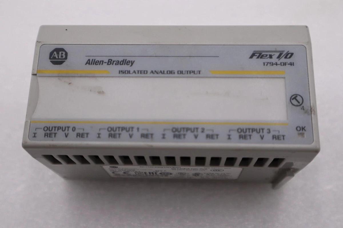 Used AB ALLEN BRADLEY 1794-OF4I PLC MODULE STOCK H1208A