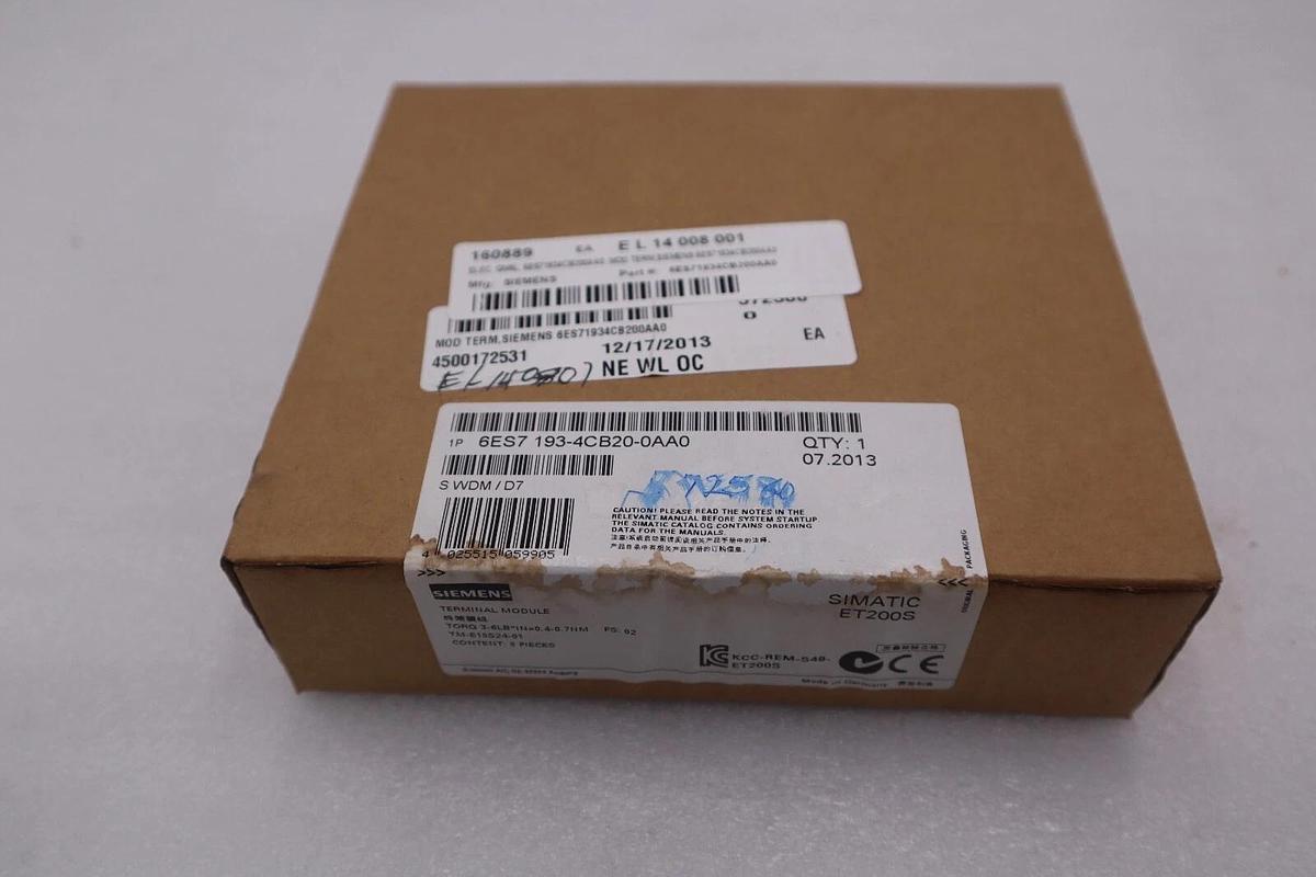 SIEMENS TM-E15S24-01 SIMANTIC ET200S BOX OF 5 SEALED UNITS NEW STOCK G205A