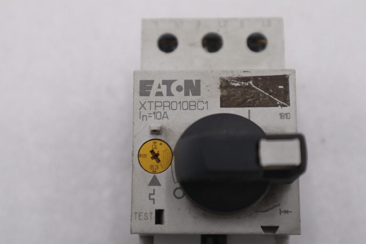 Used EATON XTPR010BC1 Motor Protective Circuit Breaker STOCK K-3472