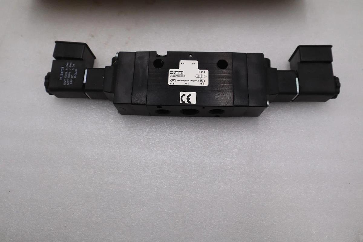 Used Parker B562ACB53C Air Control Valve 3/8" - STOCK GF485A