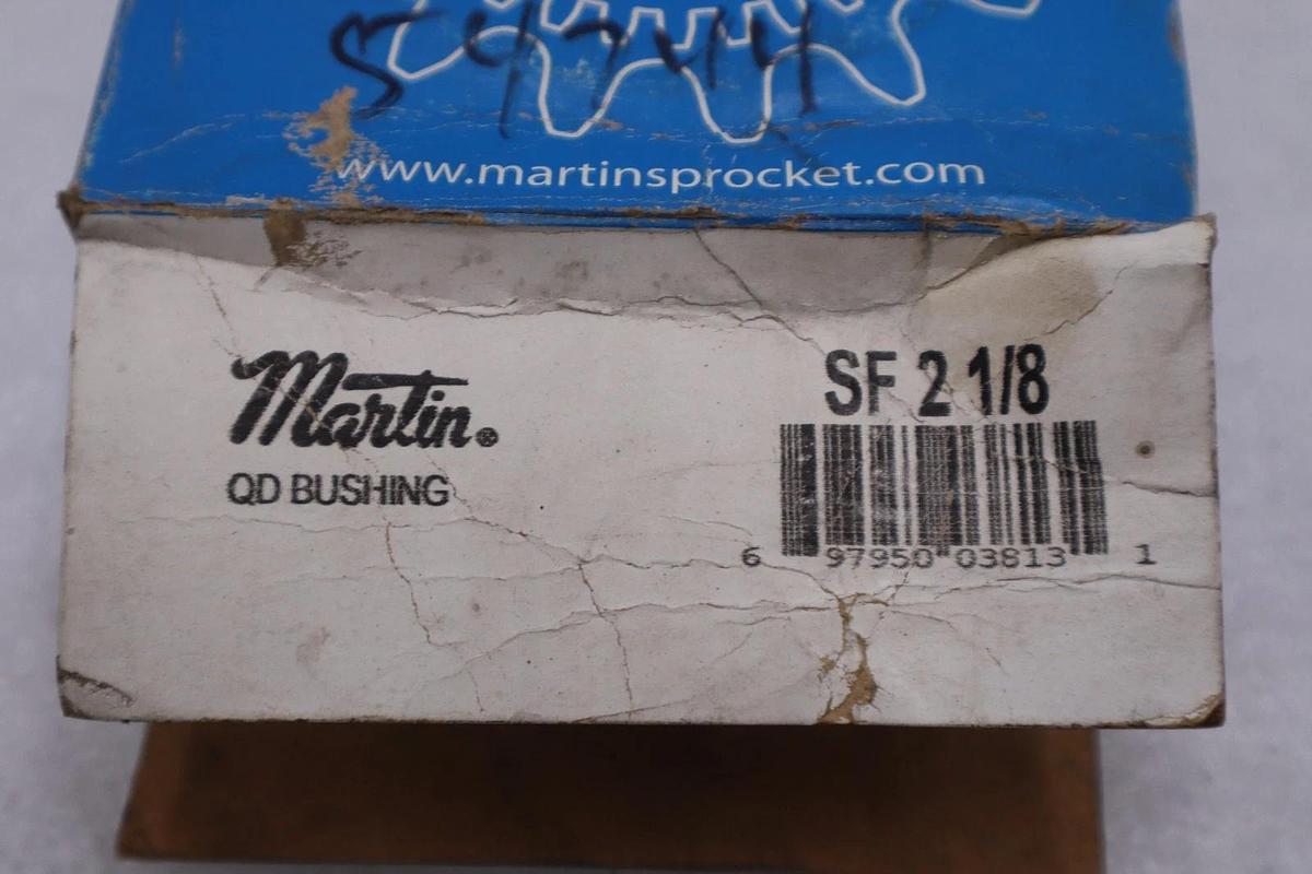 LOT OF 2 NEW OPEN BOX MARTIN SPROCKET SF 2 1/8 BUSHING STOCK K3250CC