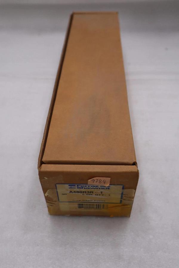 Used NEW FERRAZ SHAWMUT A480R3R-1 AMP-TRAP FUSE A480R3R1 - STOCK GF867