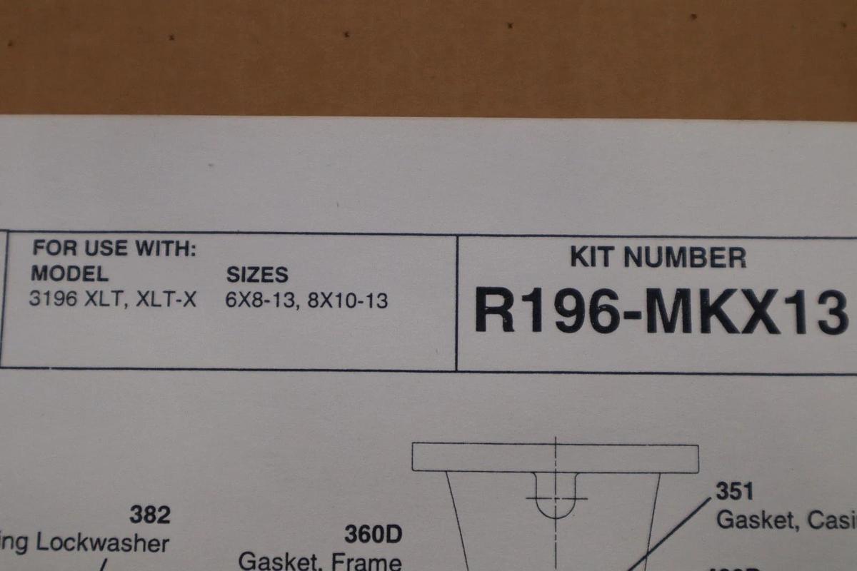 Used Goulds Pumps R196-MKX13 Maintenance Kit - STOCK GF692