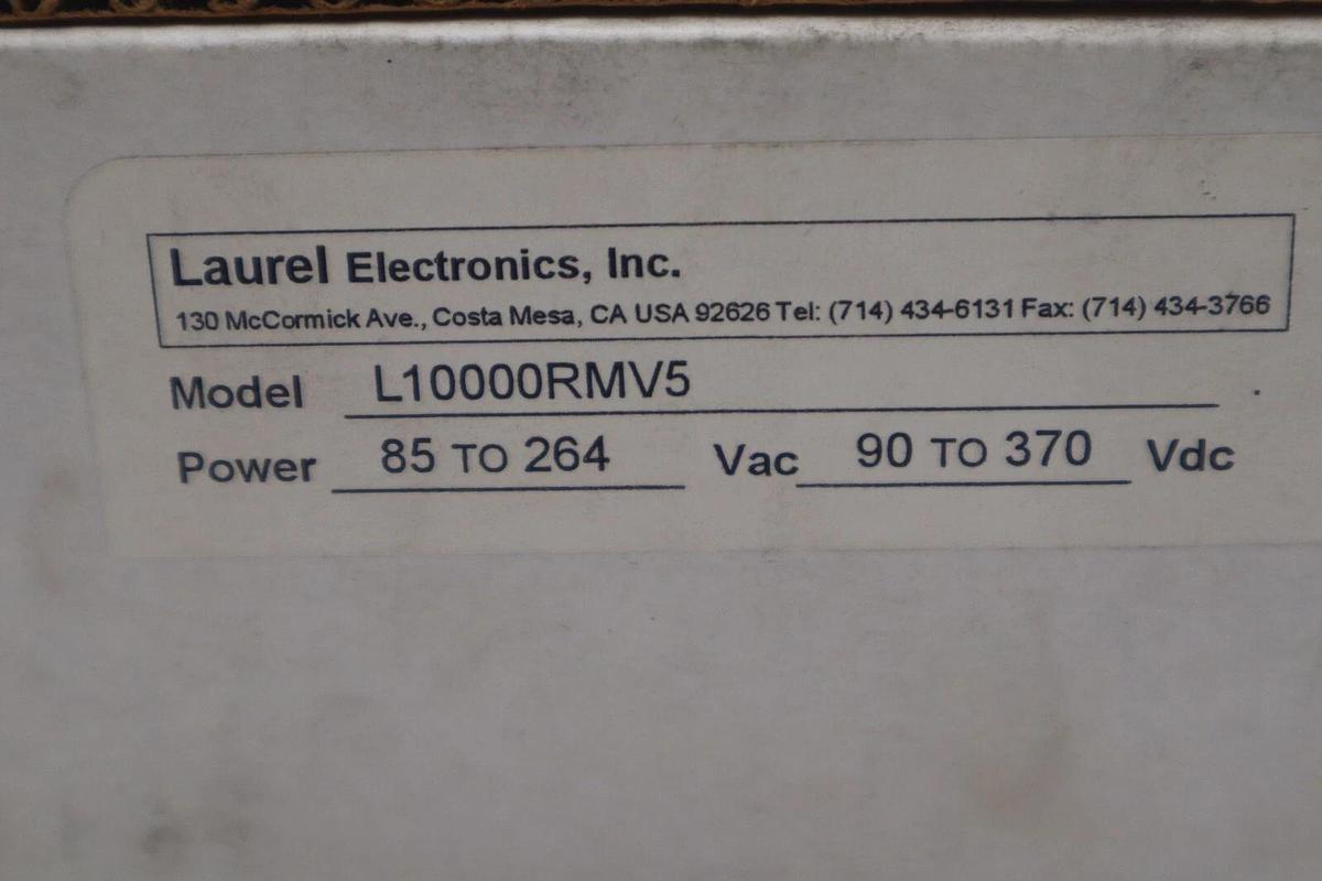 Laurel Electronics Laureate™ L1000/L2000 Digital Panel Meter l10000rmv5 #2229A