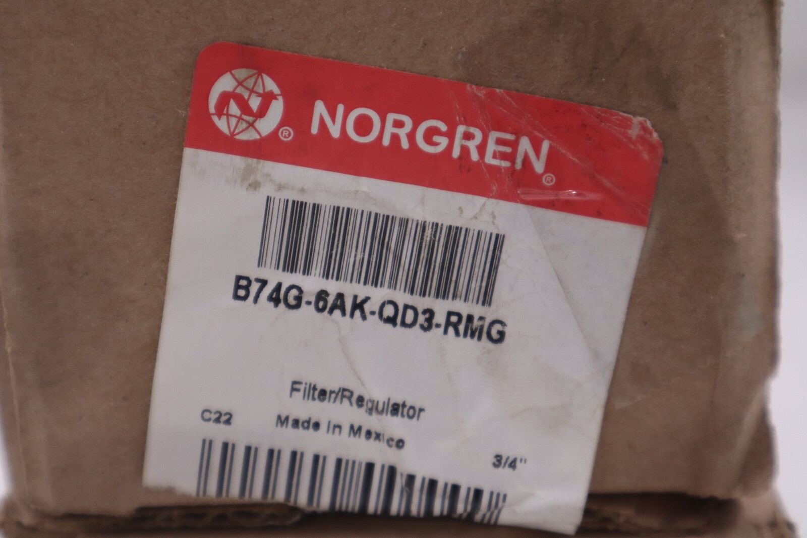 NORGREN B74G-6AK-QD3-RMG / B74G6AKQD3RMG (BRAND NEW) STOCK H202