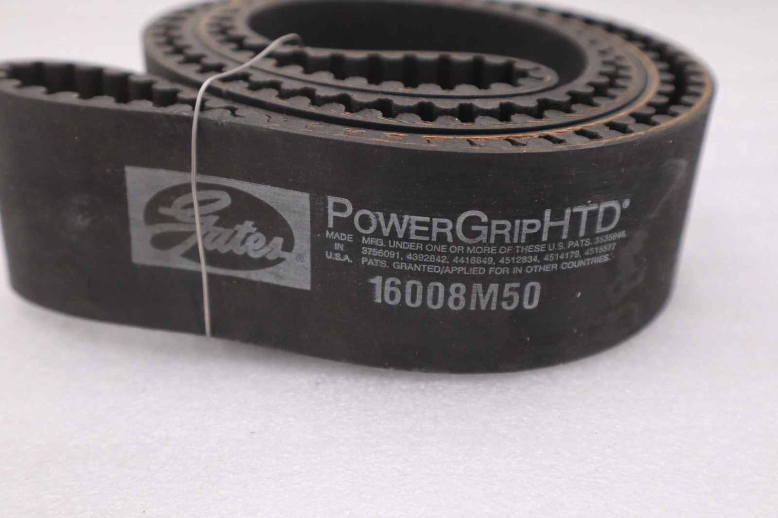 Used GATES 16008M50/1600-8M-50 HTD POWERGRIP TIMING BELT - NEW - STOCK M-9A