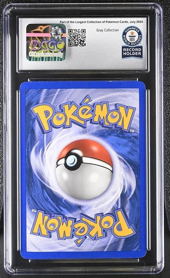 Used 2002 POKEMON LEGENDARY COLLECTION #45 GROWLITHE-REVERSE HOLO CGC WORLD RECORD