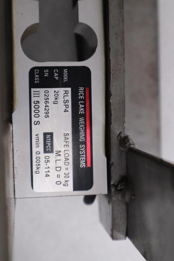 Used RICE LAKE  IQ+355-2A DIGITAL READOUT SCALE DISPLAY WITH LOAD CELL RLSP4 #2892-A