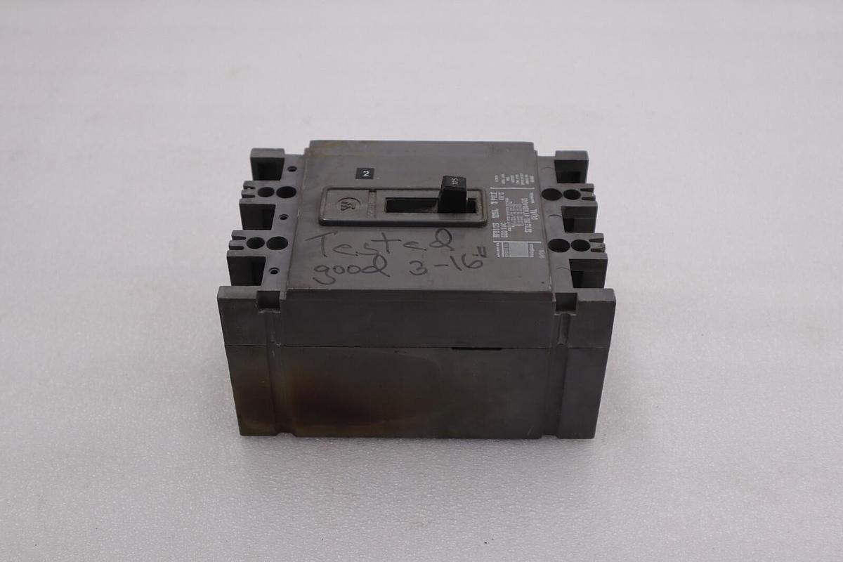 Used WESTING HOUSE 4976D04G45 Circuit Breaker 600VAC HFB3125 #L-504