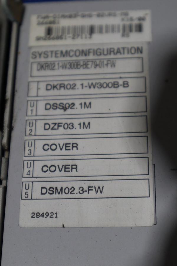 Used REXROTH INDRAMAT DRIVE DKR02.1-W300B-BE79-01-FW STOCK S698