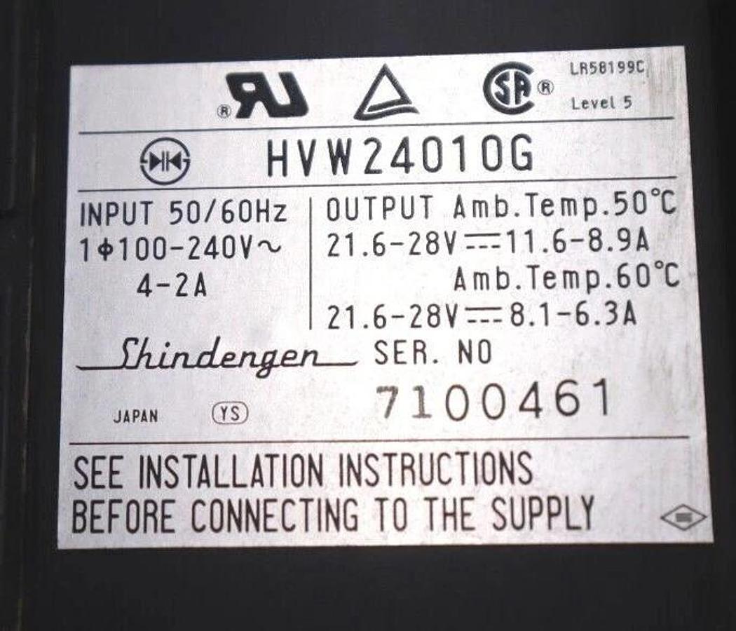 Used HONEYWELL MEASUREX 08656500 POWER SUPPLY MODULE REV C 240 V #L-379