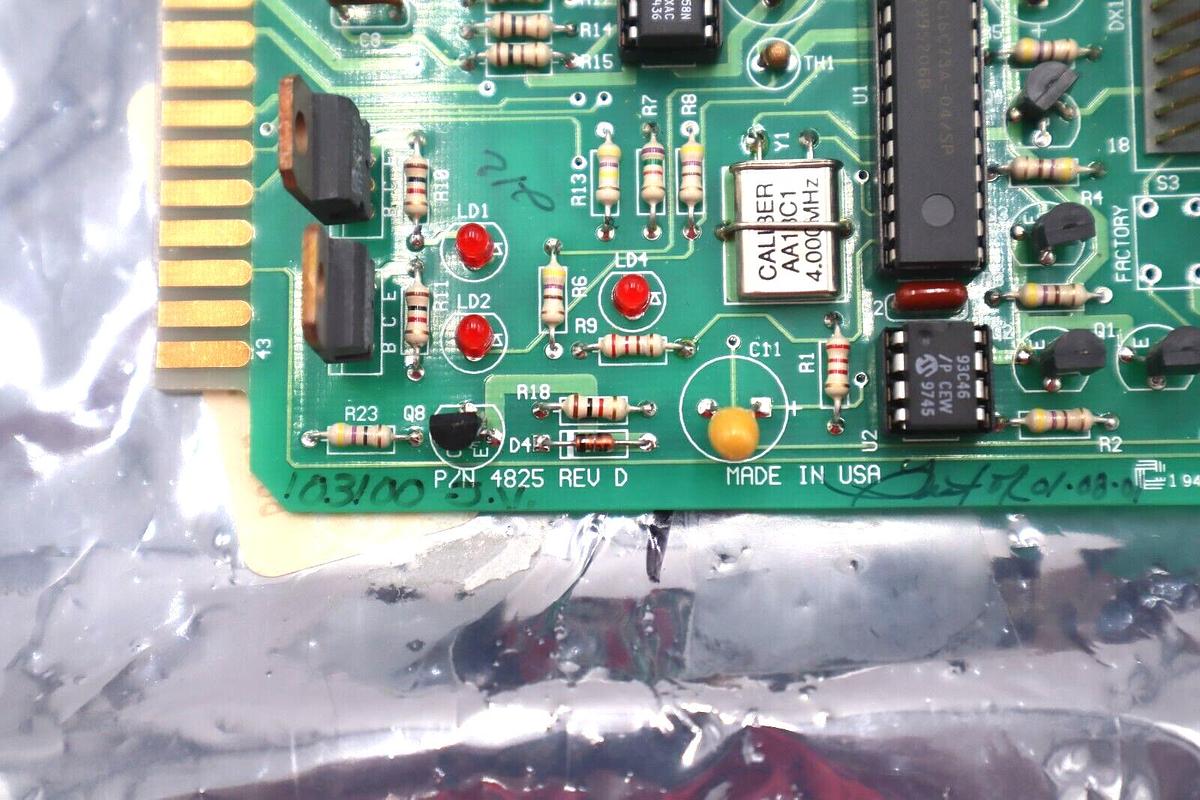 SIKAMA INTERNATIONAL P/N 4825 TEMPERATURE CONTROL BOARD REV D STOCK #2730