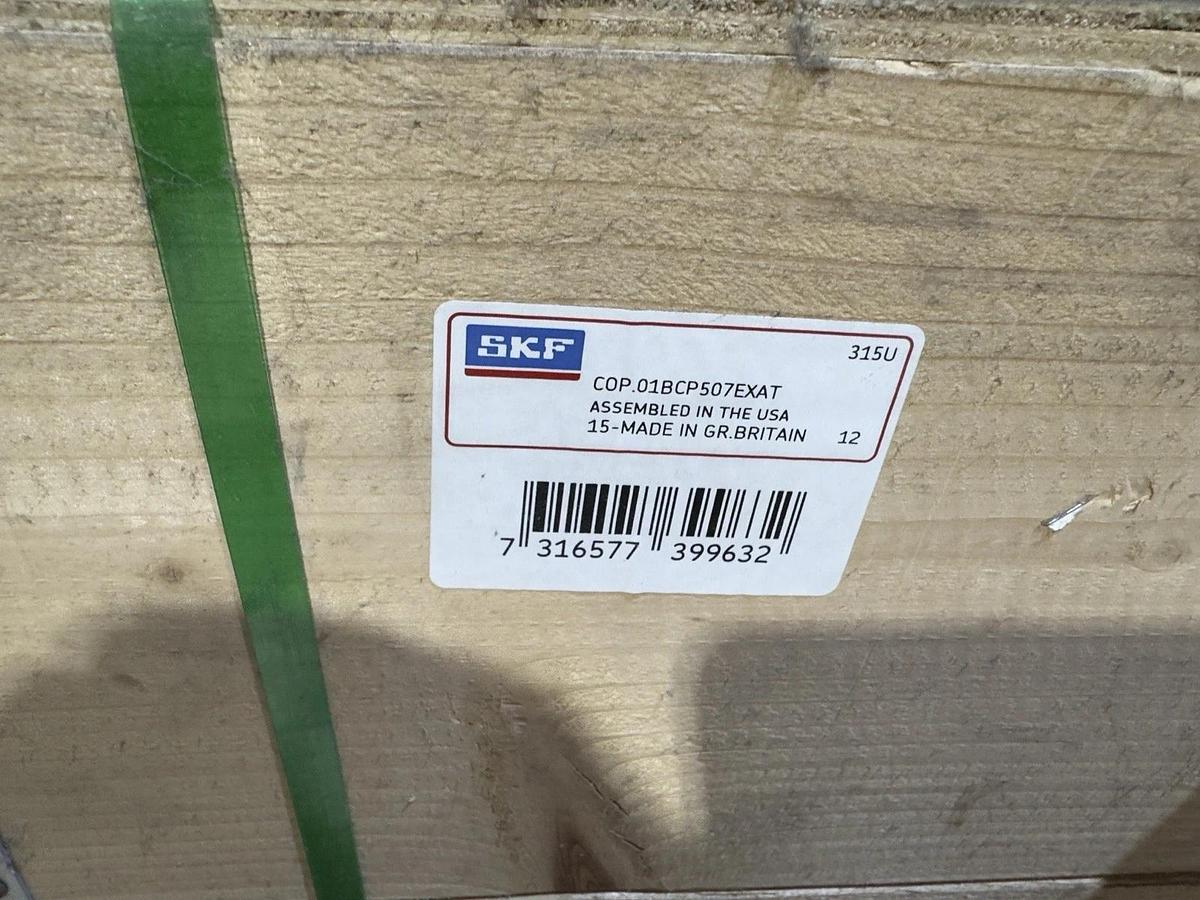 Used NEW SKF COP.01BCP507GRAT/ 01BCP507EXAT COOPER PILLOW BLOCK BEARING STOCK S680