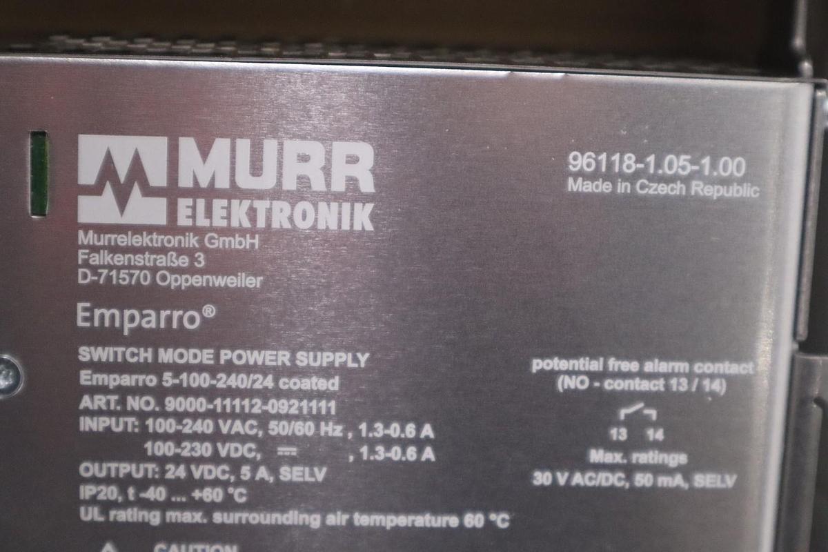 Used NEW OPEN BOX Murr Elektronik Switch Mode Power Supply 9000-11112-0921111 --GF298