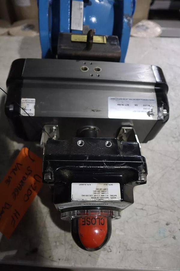 Used Flowserve Automax NXCLU2M1-18-00200, Positioner Actuator Ball Valve STOCK 5323