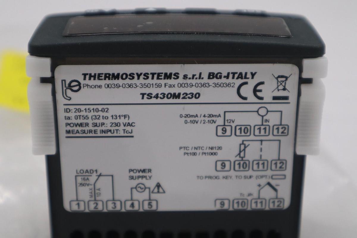 NEW TS430M230 Electronic ON/OFF Thermostat Panel Mounting STOCK G933A