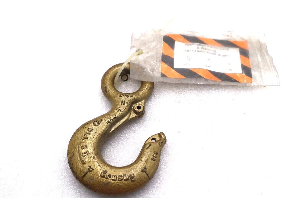 Used CROSBY GROUP INC S-320 / 320W WLL 3T HOIST HOOKS STOCK #2756