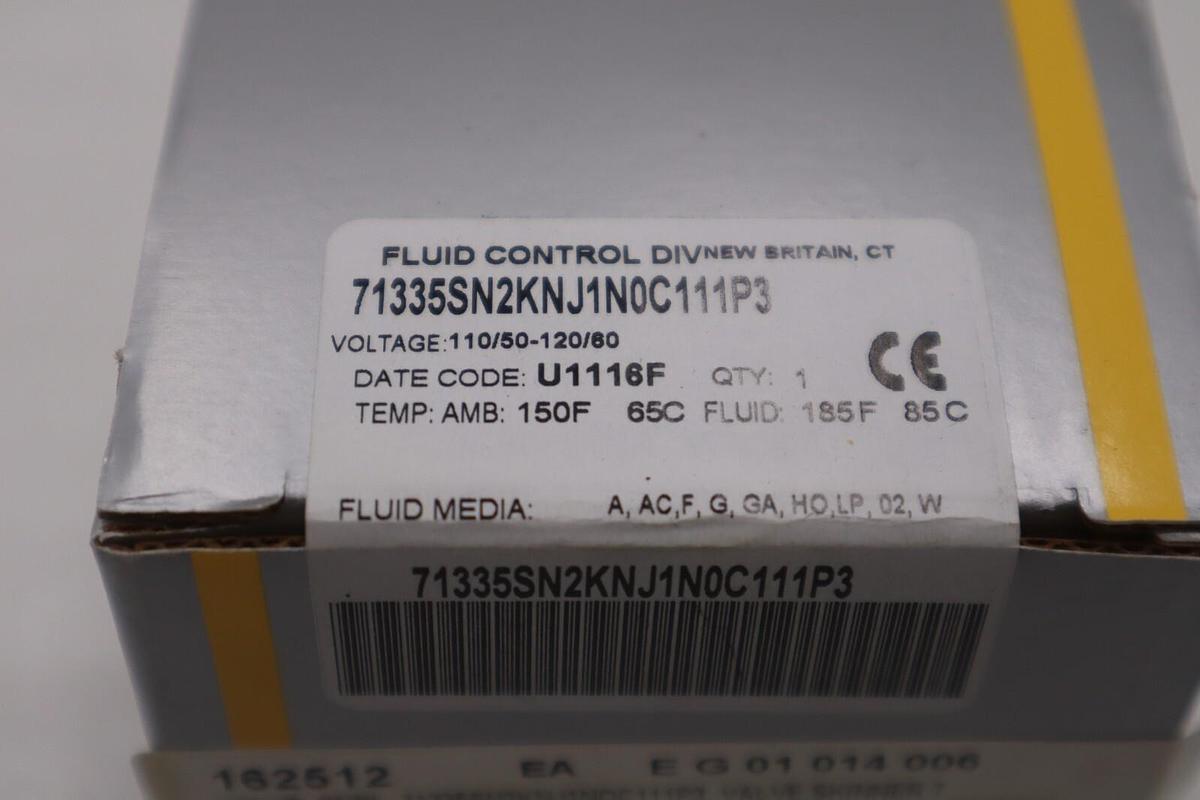 NEW PARKER 71335SN2KNJ1N0C111P3 2-Way Direct Acting Valve STOCK G370A