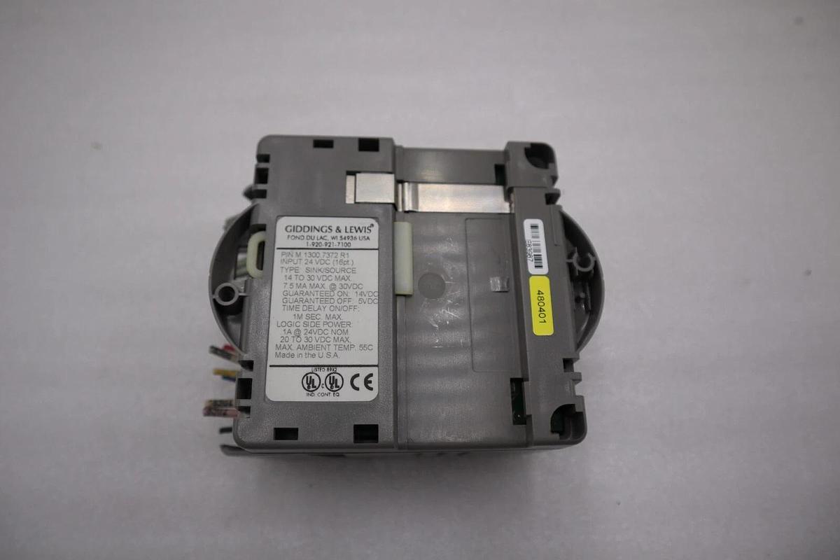 Used Giddings & Lewis M.1300.7372 R1 Input Module 24VDC SINK/SOURCE STOCK 5176A