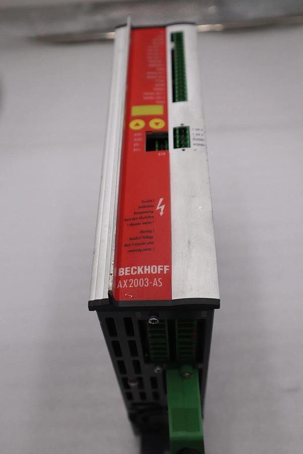 Used Beckhoff AX2003-AS S60301-520 Digital Compact Servo Drive Amplifier STK 3438-D