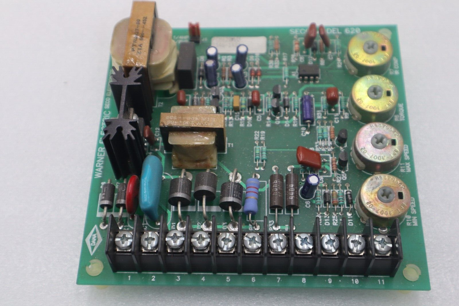 Used Warner Electric / Seco Model 620 DC Drive Board STOCK 5533