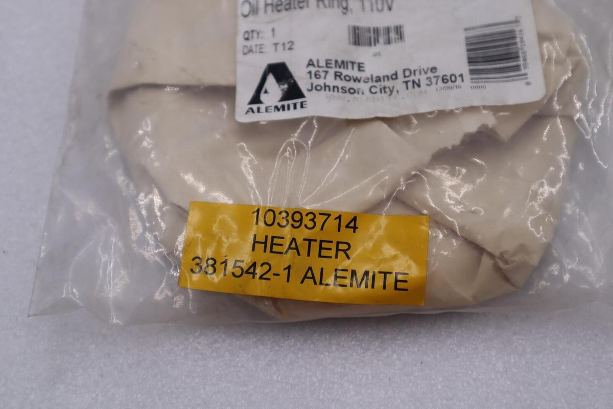 ALEMITE 381542-1 OIL HEATER RING, 110V STOCK #K-2008