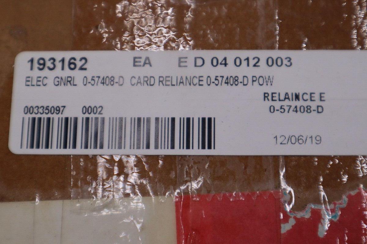 NEW Reliance 57408-C/ 0-57408-C Power Interface Module STOCK G270