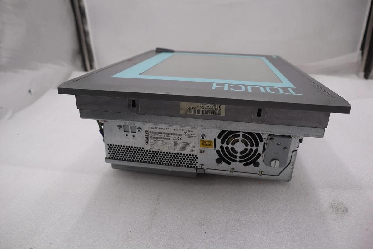 Used Siemens 6AV7870-0BA10-1AB0 Panel 12" Touch Screen Stock 2320-C
