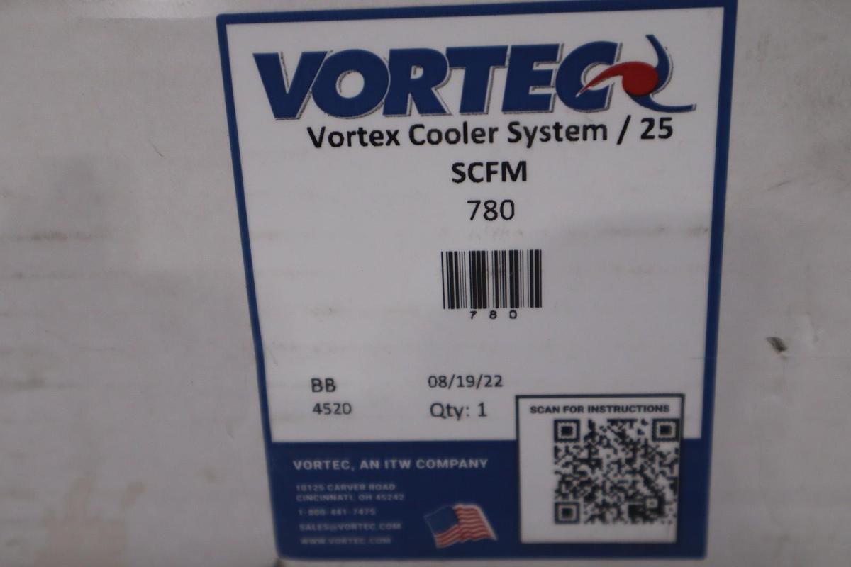 NEW VORTEC 780 VORTEX COOLER SYSTEM 25 SCFM 780 - STOCK 1501A