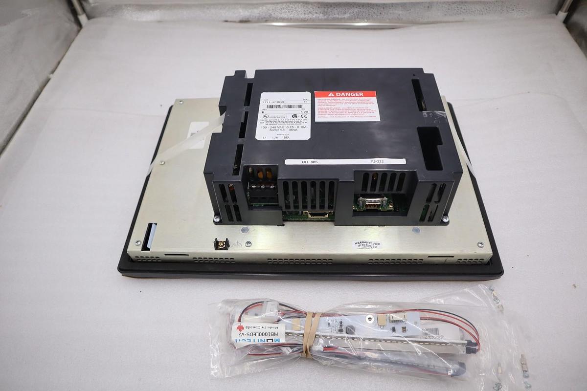 Used ALLEN BRADLEY 2711-K10G3 PANELVIEW 1000 SER. B REV. B FRN: 4.20 STOCK GF-191
