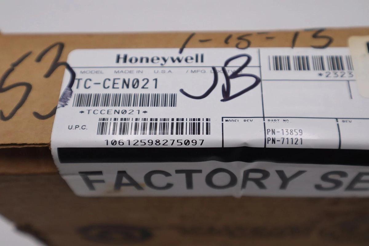 Used NEW SEALED HONEYWELL TC-CEN021 / TCCEN021 ETHERNET MODULE 10/100MB STOCK G549