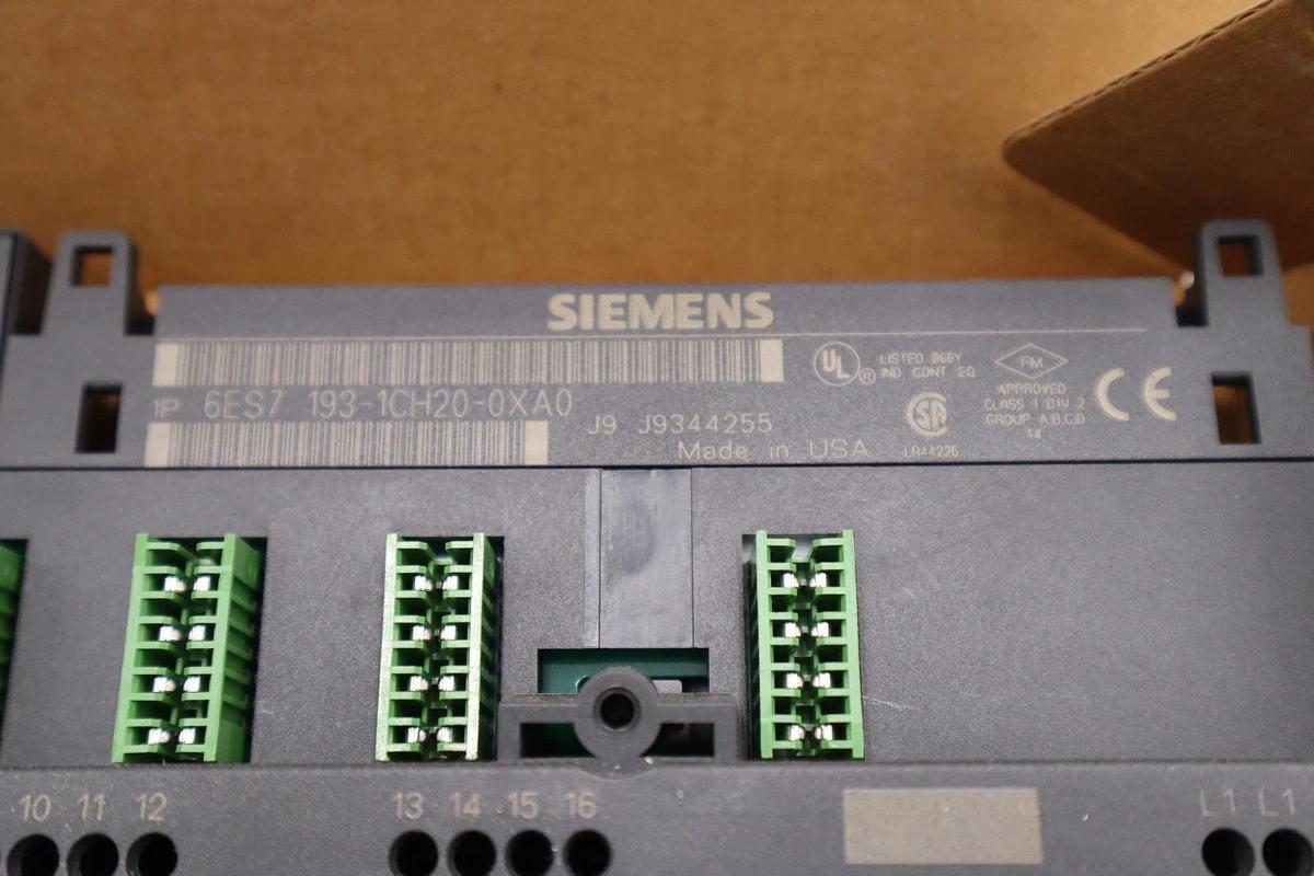 Used SIEMENS 6ES7 193-1CH20-0XA0 BLOCK TERMINAL MODULE STOCK 2014
