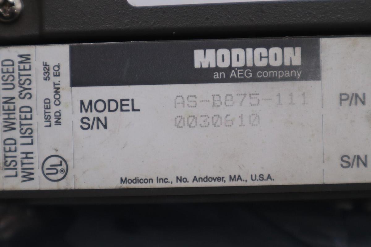 Used SCHNEIDER ELECTRIC AS-B875-111 PLC MODULE STOCK G210