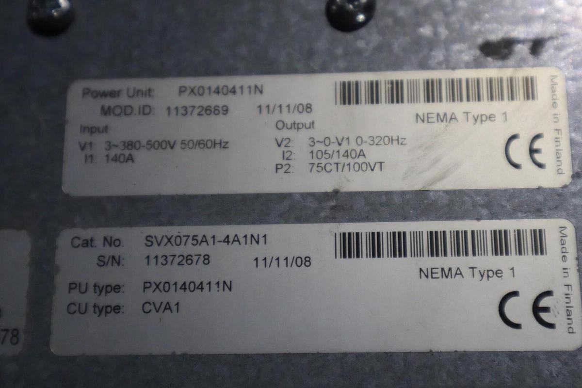 Used EATON RSVX075A1-4A1N1 PX0140411N (AS PICTURED) STOCK S-288