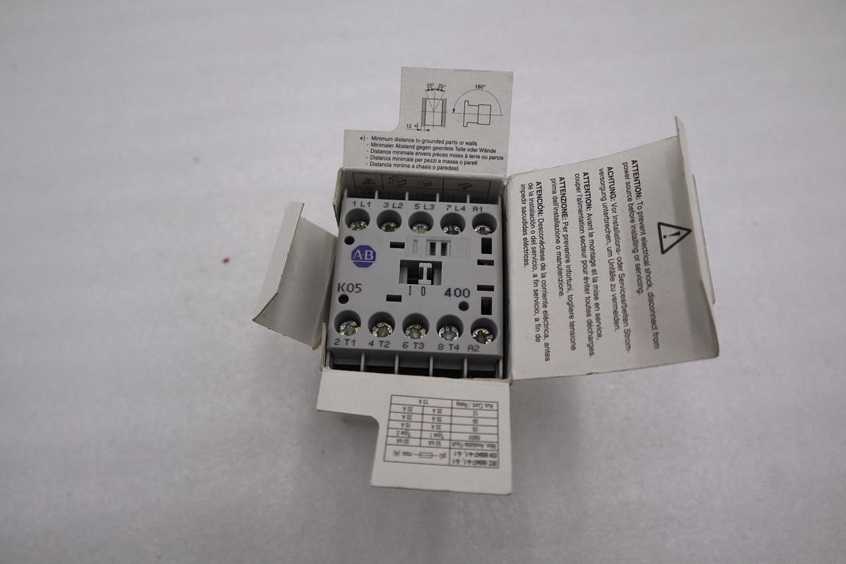 ALLEN BRADLEY 100-K05ZJ400 CONTACTOR 24VDC - NEW IN BOX - STOCK H463A