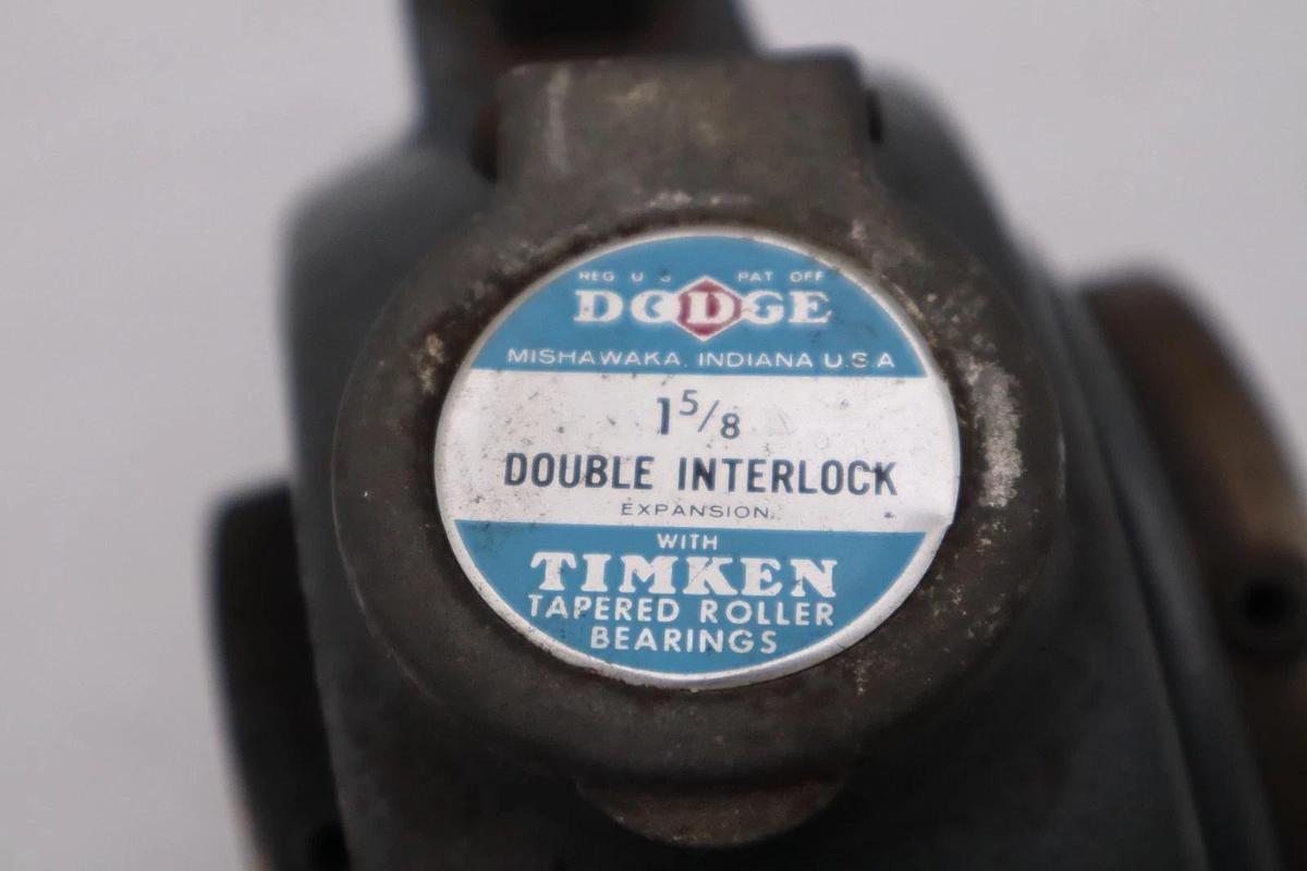 Used DODGE DOUBLE-INTERLOCK EXPANSION BEARING 1-5/8" BORE WITH TIMKEN STK CC251