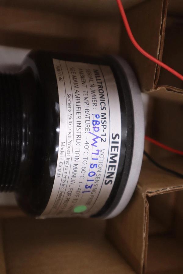 NEW OPEN BOX SIEMENS MSP-12 MOTION SENSOR PROBE STK SGF130