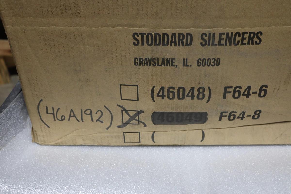 STODDARD SILENCERS F64-8 Stoddard 8″ Flange Filter/Silencer - STOCK HP-179